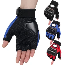 Men's Motorcycle Gloves Summer Half Finger Bike Motocross Off-road Racing Gloves