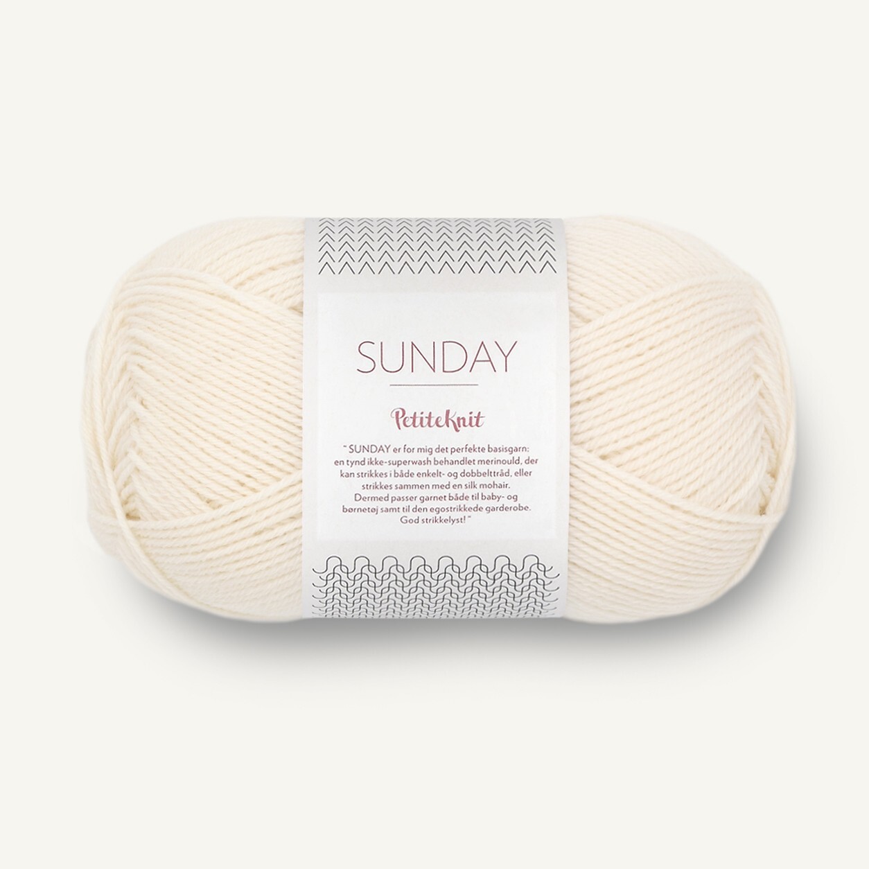 Petiteknit SUNDAY by SANDNES GARN - Color 1012 - 50 g / approx. 235 m Wool