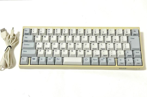 PFU HHKB Professional Classic White USB PD-KB420W Happy Hacking Keyboard Good - Picture 1 of 5