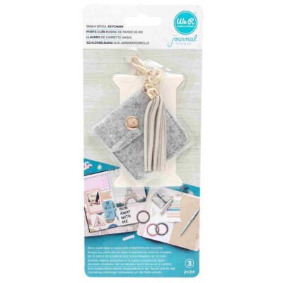 American Crafts. Washi Tape Keychain - We R Memory Keepers. 3 Pack