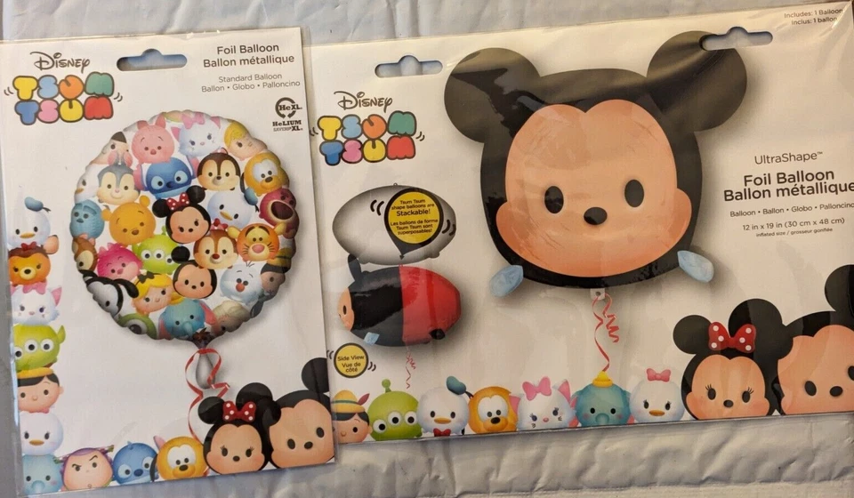 Anagram Disney TSUM TSUM MICKEY Foil Mylar Balloons Birthday Party YOU PICK -NEW
