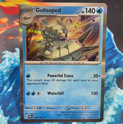 Golisopod Holo Rare Pokemon Card Paradox Rift 049/182 NM
