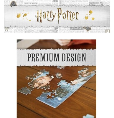 Harry Potter 1000 Piece Jigsaw Puzzle - 30x24 Inch Officially Licensed Movie Poster Puzzle