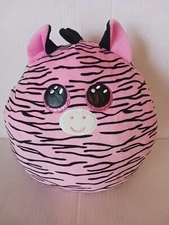 TY Squish ZOEY the Zebra Cushion Pillow Plush