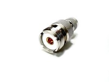 2pcs RF Coax Adapter Mini UHF Male Plug to UHF PL-259 Female Jack Nickel Plated