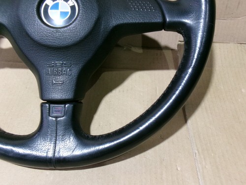 Volante deportivo BMW Serie 3 E36 volante deportivo cuero volante airbag airbag - Imagen 11 de 16