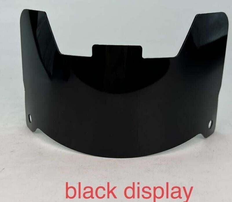 CHROME MIRRORED Full Size Football Visors with Clips FOR DISPLAY PURPOSES ONLY