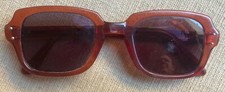 Romco Eyeglasses Full Rim Frame 4 1/2 5 3/4 Unisex Reddish Brown Plastic 50-22