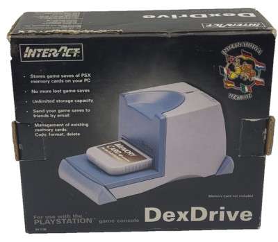 Dex Drive für Sony Playstation One 1 OVP  PS1 OVP CIB DexDrive InterAct