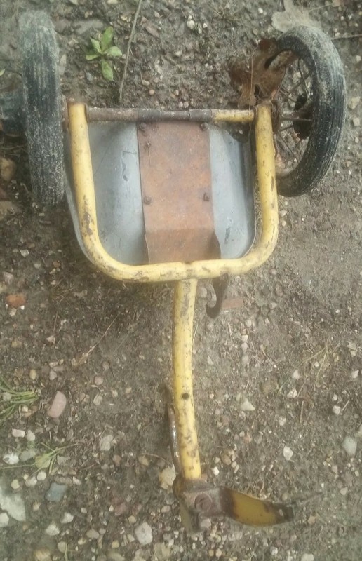 MTD DUMPSTER TRUCKrestoration, remodel toys, vintage toys, boys toys, old toys