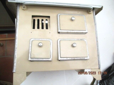 Ancienne Cuisinière En Tôle Pour Poupée - Unis France, Jouet Vintage Bon état