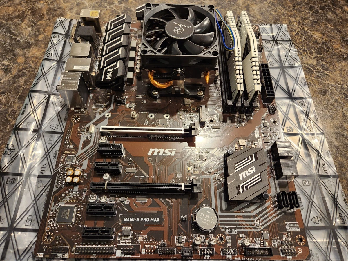AMD Ryzen 7 3700x/MSI B450-A Pro MAX motherboard combo+DDR4 2x8+