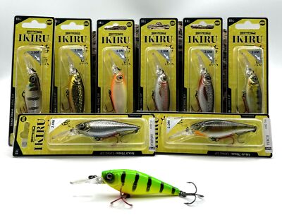 Spro Ikiru Shad 70LL 7,0cm 11g Tauchtiefe bis 2,0m 10 Farben Wobbler NEW OVP