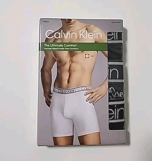 Calvin Klein pour hommes The Ultimate Comfort bambou soft boxer slips pack moyen 3