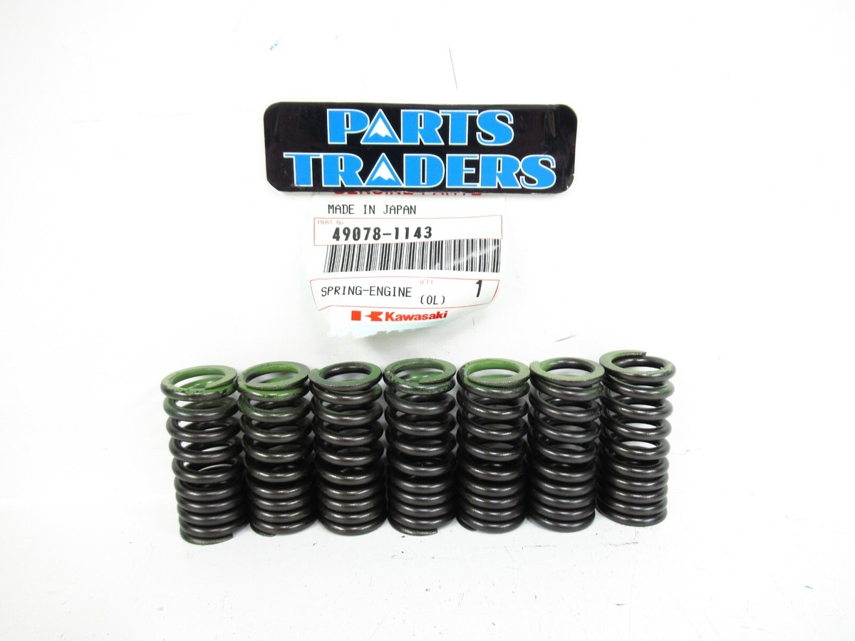 Genuine Kawasaki Exhaust Valve Spring Set Of 7 Ninja ZX-6R 96-02