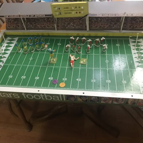 Vintage Rare Coleco Pro-Stars Electric Action Vibrating Football Game 1970?