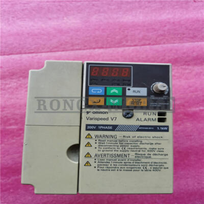 One Yaskawa inverter CIMR-V7AZB0P7
