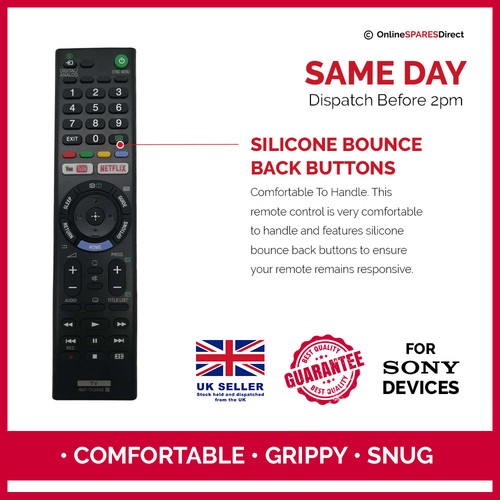 Replacement For Sony KDL43WG663BU Remote For Smart Full HD HDR LE - Bild 11 von 11