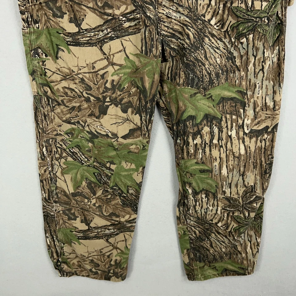 Vintage Walls Overalls Mens 48 Realtree Camo Hunting Pants Bib USA Outdoor - Image 4 of 4