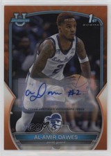 2022 Bowman U Chrome Prospect Orange Refractor 2/25 Al-Amir Dawes #63 Auto 1mz7