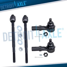 Front Outer Inner Tie Rod End Links Replacement for 2006 - 2014 Honda Ridgeline
