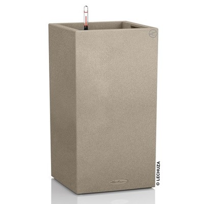 LECHUZA  Pflanzgefäße CANTO Stone High 30 Sandbeige All-in-One
