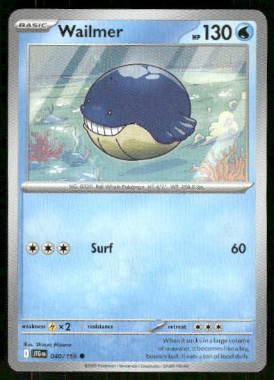 Start Deck 100 Battle Collection #180/742 Wailmer
