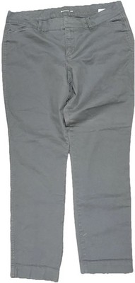 WOMENS OLD NAVY PIXIE CHINO PANTS-SIZE 10- GRAY