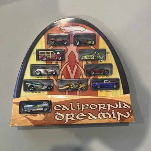 VINTAGE HOT WHEELS RLC EXCLUSIVE CALIFORNIA DREAMIN 10 CAR SET