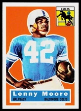 Lenny Moore, 1994 Topps Archives 1956, #60, Baltimore Colts,