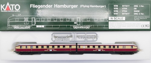 Kato 10706 vagón de motor rápido BR VT 04 "Hamburguesa voladora" del SWDE EMBALAJE ORIGINAL (E412) | Zustand: Gebraucht