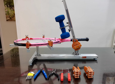 Adjustable 40-70LBS Racquet Stringer Tennis Badminton Stringing Machine new