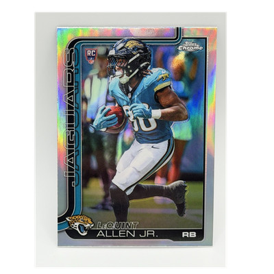 2025 Topps Chrome LeQuint Allen Jr. Jaguars Rookie Holo Refractor #384