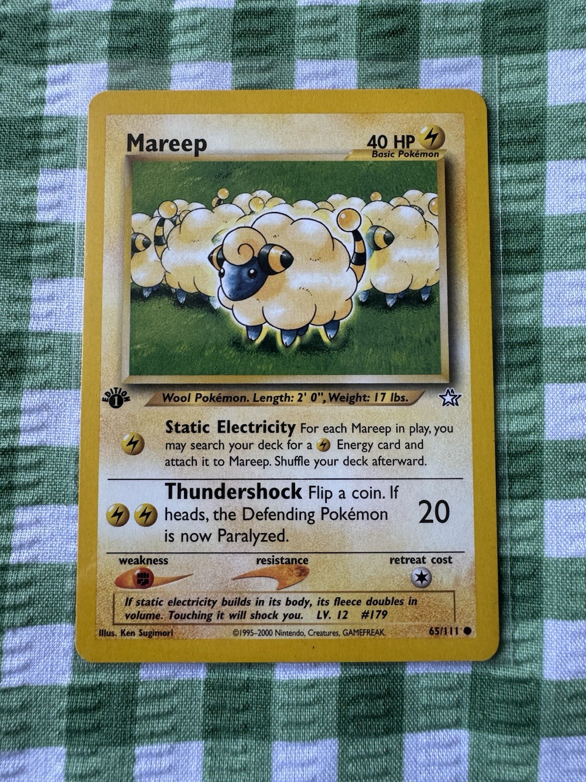 Mareep 1st Edition - Neo Genesis - 65/111 - NM