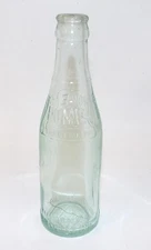 Old Glass Soda Bottle Home Trade Mark Evansville Indiana