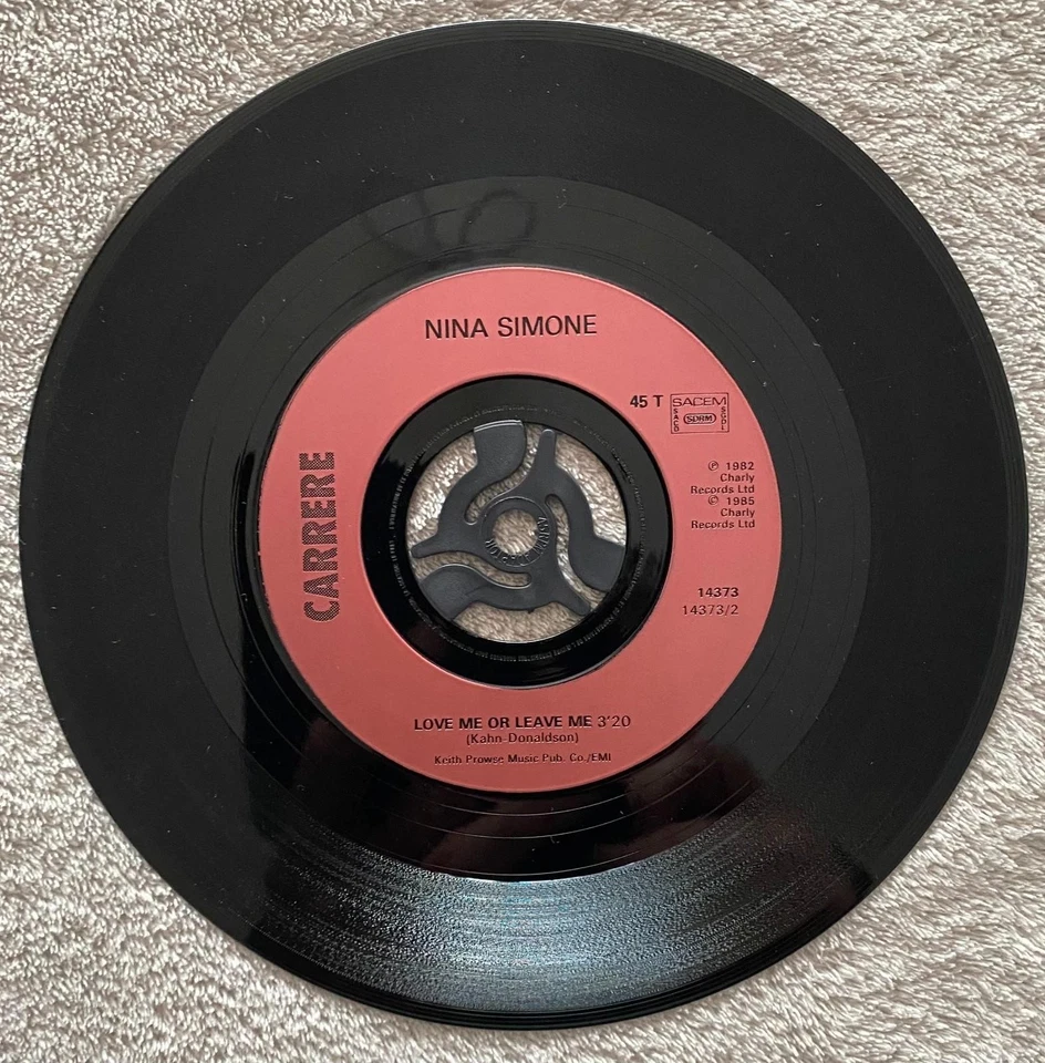 Nina Simone – My Baby Just Cares For Me  7in Vinyl Record - Image 3 of 4