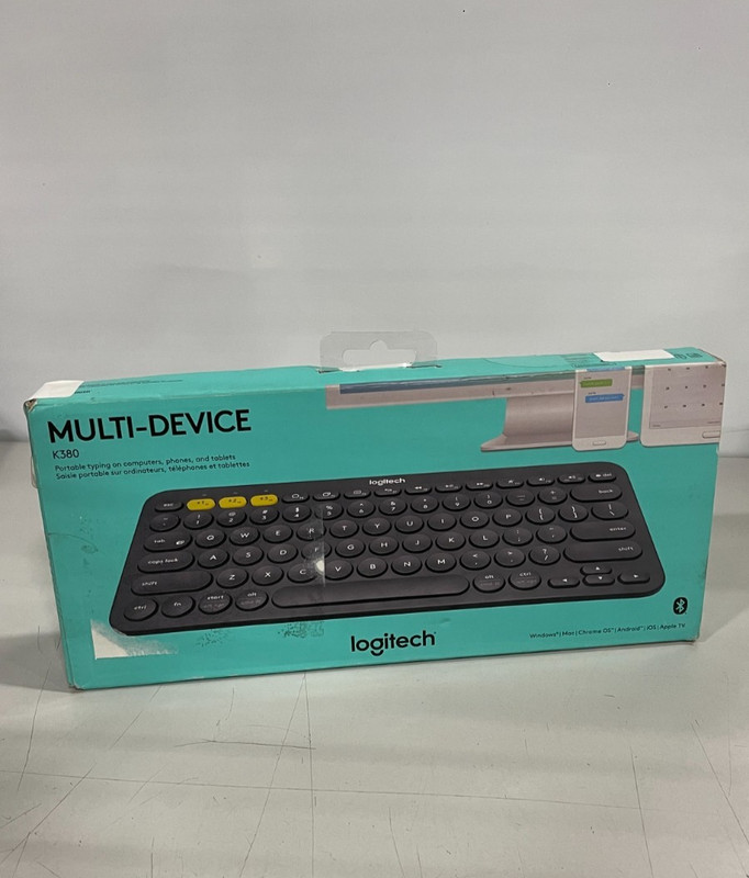 Logitech K380 Multi-Device Bluetooth Wireless Keyboard Grey