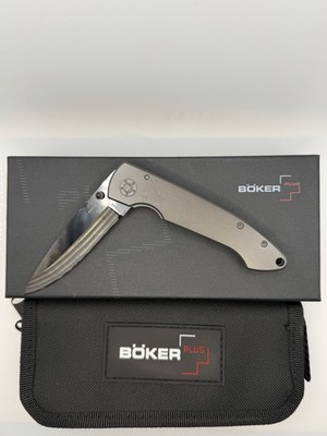 Boker Plus Anti-MC Ceramic Blade Titanium Handle Folder New 01BO035