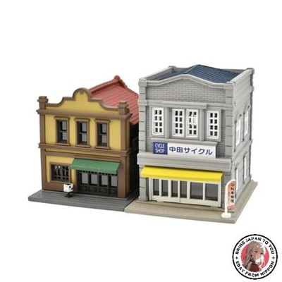 NEW Tomytec Building Collection Kenkore 188 Coffee Shop Bicycle Shop Diorama