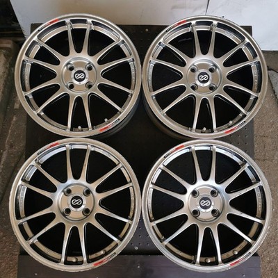 L2-1 4Pcs Price 17 7J 4X100 Et 50 Hub 75 Enkei Gtc01 Compact Car Etc. Can Be Pic