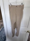 TuffRider Youth Riding Breeches Knee Patch Pants Beige Size 16 — photo 1
