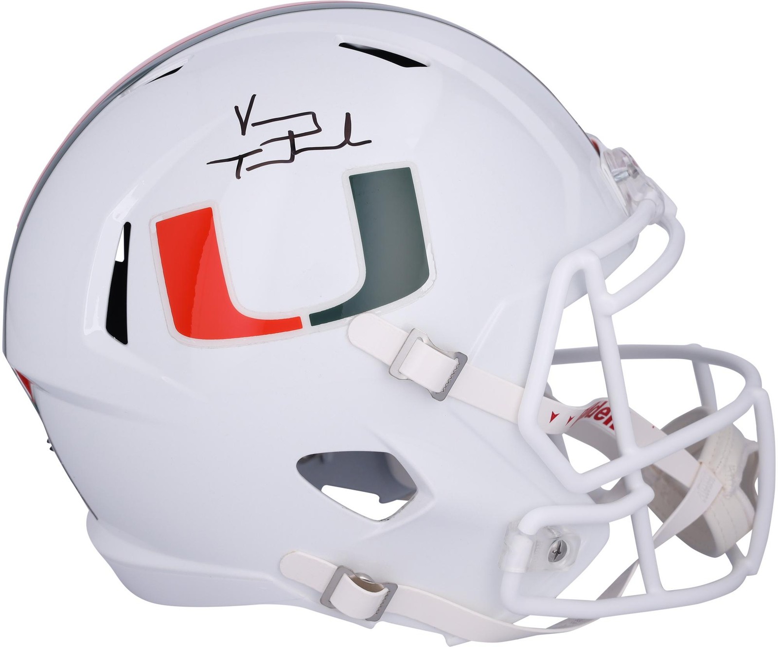 Vinny Testaverde Autographed Signed Miami Hurricanes Speed Replica Helmet 