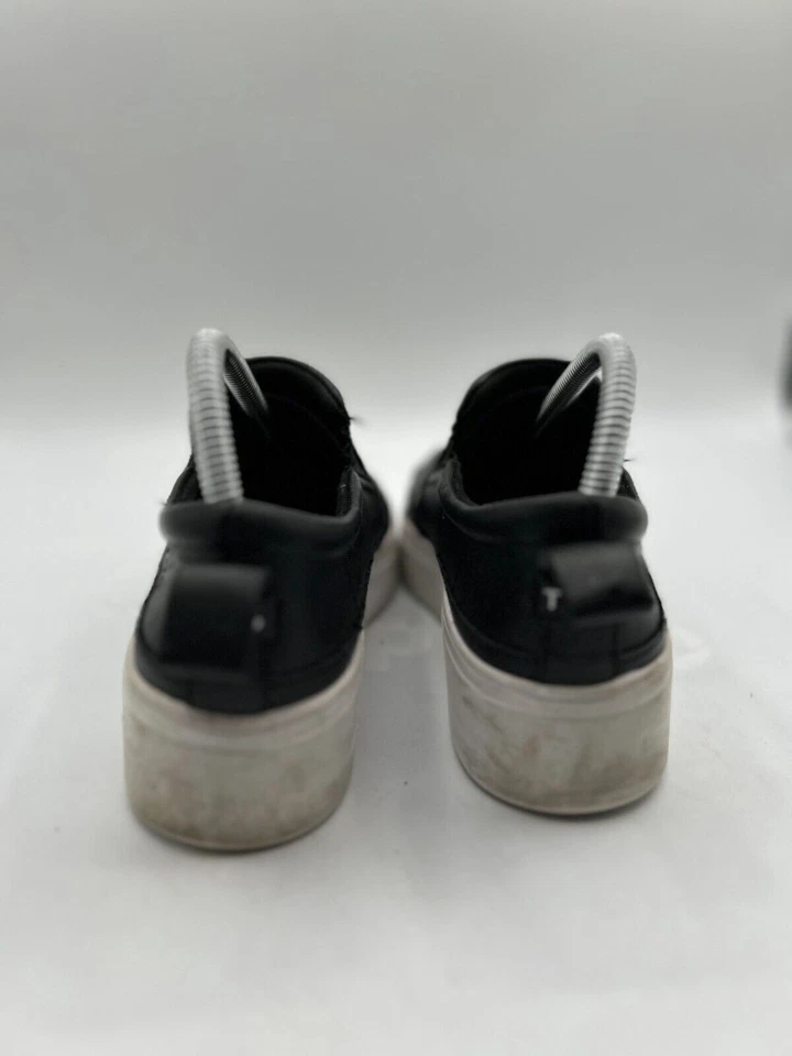 TOMS Tristan Zapatilla Deportiva Plataforma Para Mujer Talla 7.5 Cuero Negro Zapatos Informales Foto 3 de 4