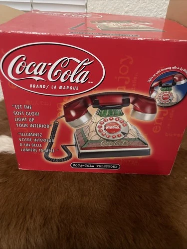 COCA-COLA 2001 TELEPHONE IN ORIGINAL BOX, VINTAGE