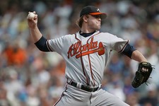 Blaine Boyer Atlanta Braves pitches v the Chicago Cubs at Wrigley - Old Photo 9