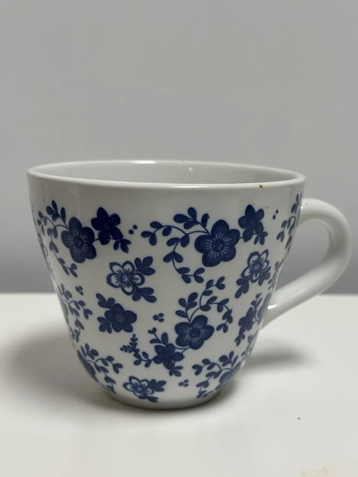 Tazas de té de café con flores azules Ikea 15199 azul blanco - Juego de 2 - 4"x4" Foto 2 de 4