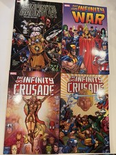 Image of Marvel Comics Infinity Gauntlet, War And Crusade Vol 1 And 2 Collection Tpb