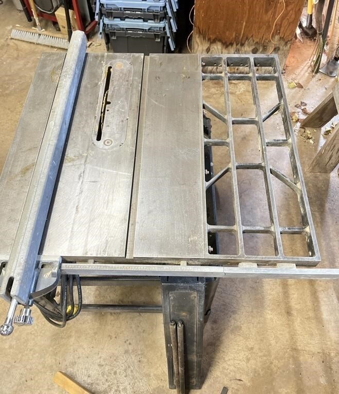 Classic! Craftsman "100" Table Saw 10" w/ Matching 1 HP Motor Vintage