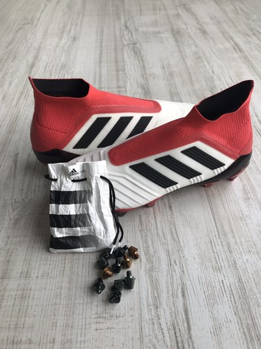 adidas Predator 18+ SG Fußballschuhe Schraubstollen weiß/schwarz | eBay