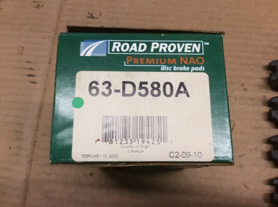 Nuevas pastillas de freno de disco ARI Roadproven 63-D580A Premium NAO Foto 2 de 4